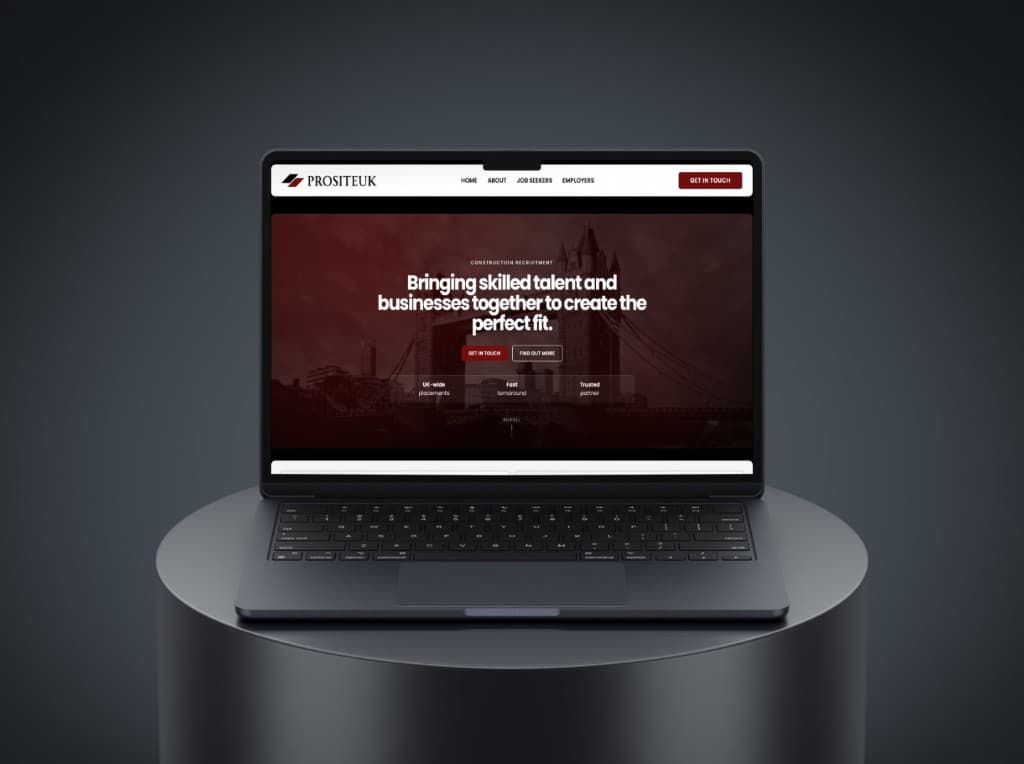 PROSITEUK — Website & social media case study preview, Collectiv. Studio portfolio
